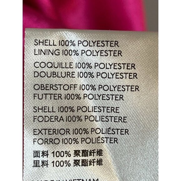 Anthropologie Dress 14 Maeve Pink Satin Mini Bow Tie Feminine Retro Sexy Vegas - Picture 13 of 16